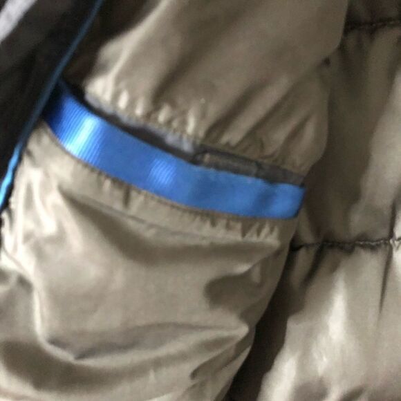 Andrew Marc Mens Navy Blue Full Zip/Snap Puffer Jacket Size Medium - Picture 8 of 10